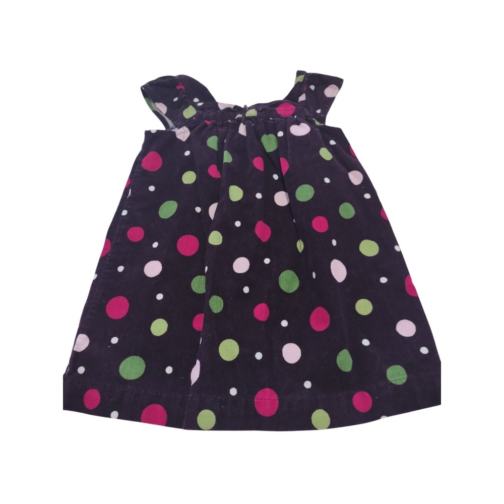 Gymboree Pups & Kisses polka dot Corduroy Dress 3T Casual Spring Summer